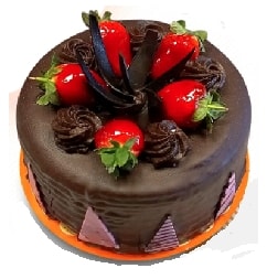 2-3 Kişilik Çikolatalı Yuvarlak Butik Yaş Pasta